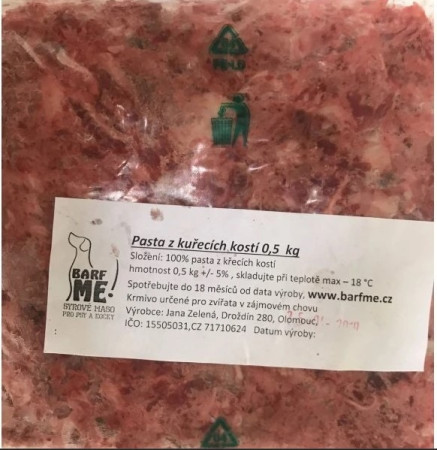 Pasta z kuřecích kostí 0,5kg